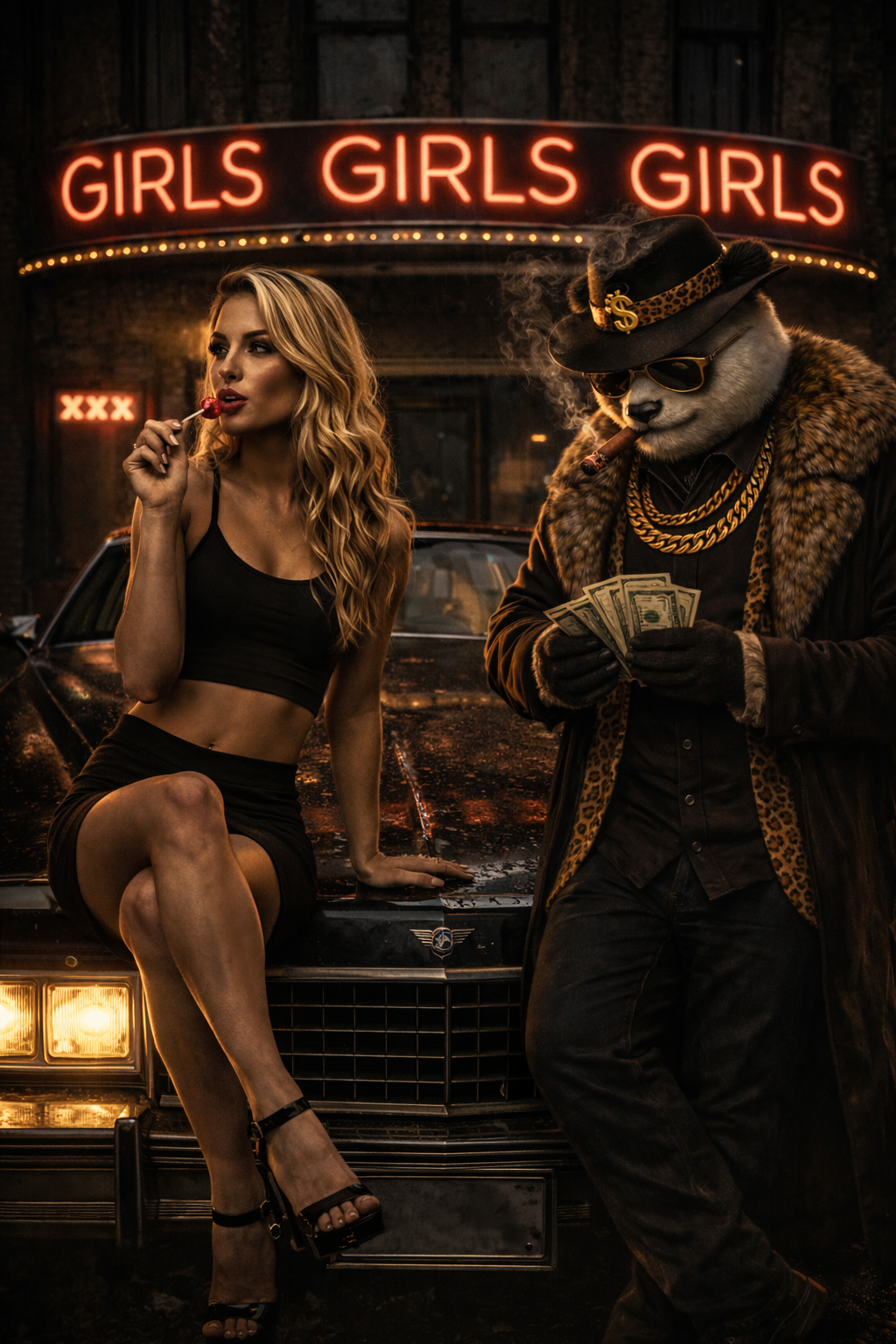 The OG — Panda counting cash